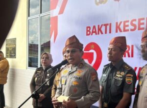 Peringati HUT ke 79 Bhayangkara, Polda Riau Gelar Bakti Kesehatan