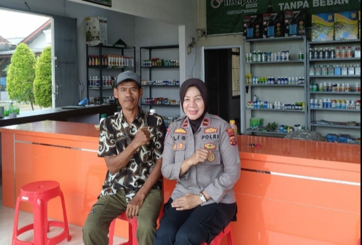 Sambang Panit Binmas Polsek Rengasdengklok Polres Karawang, Ajak Warga Ikut Jaga Kamtibmas