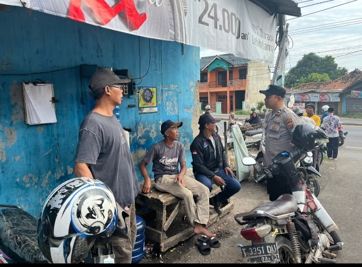 Polsek Purwasari Polres Karawang Tingkatkan Kegiatan Patroli Cegah Gangguan Kamtibmas