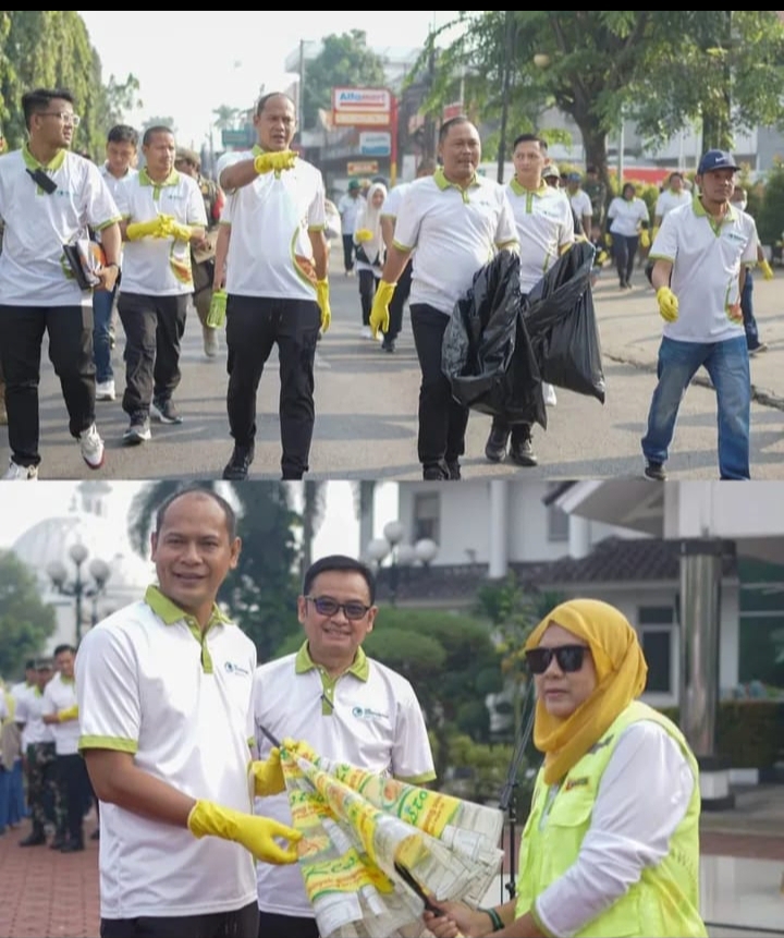 HARI LINGKUNGAN HIDUP SEDUNIA, Pemkab Karawang Gelar Aksi Bersih Sampah Plastik