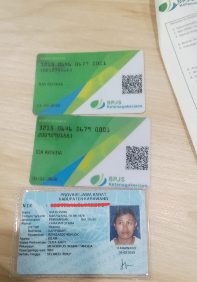 Waduh!! JHT Ida Rosida Tidak Bisa Dicairkan Karena Punya Hutang Ke Koperasi Mandiri Jaya