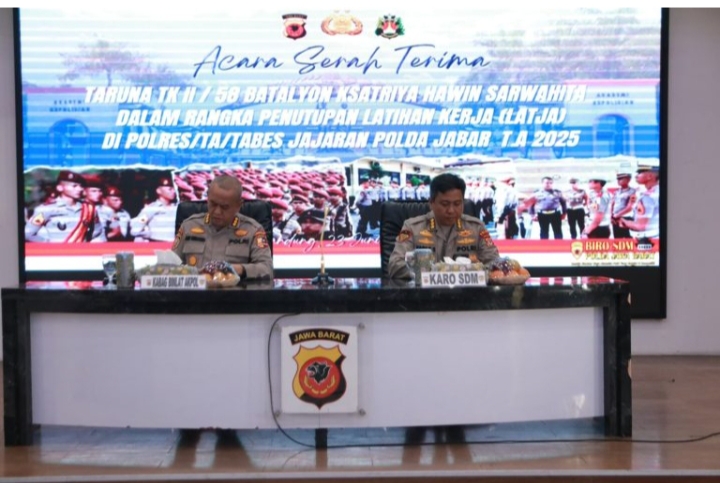 PENYERAHAN KEMBALI TARUNA TK II ANGKATAN 58