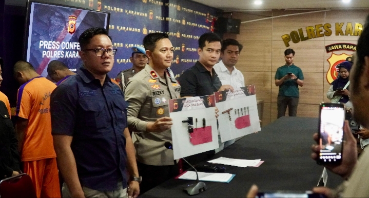 10 Hari Beraksi, 4 Pelaku Curat di Karawang Dibekuk Polisi, Modus Pakai Kunci T