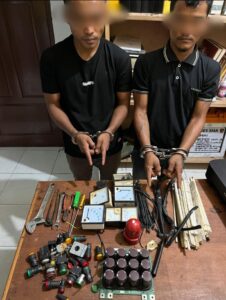 Polsek Sungai Apit Ungkap Kasus Pencurian Mesin Pompa PDAM Senilai Rp150 Juta Oplus_16908288