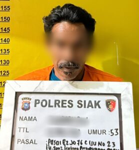 Polsek Sungai Apit Ungkap Kasus Pencabulan Anak di Bawah Umur, Pelaku Berusia 53 Tahun Diamankan Oplus_16908288
