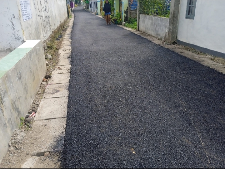Banprop Desa Kalangsurya Alokasikan Untuk Pembangunan Jalan Lingkungan