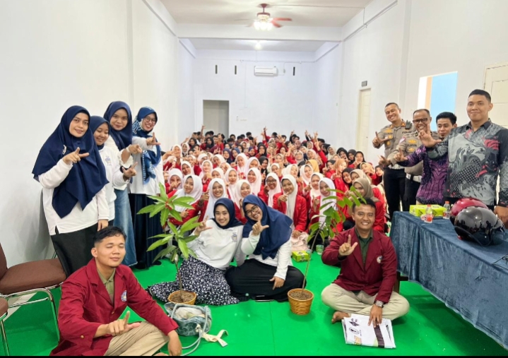 Polres Siak Gelar Program Green Policing di Kampus UNRIDA: Wujud Nyata Polisi Peduli Lingkungan