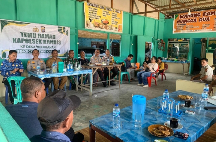Kapolsek Kandis Gelar Temu Ramah Bersama Masyarakat Pencing Bekulo