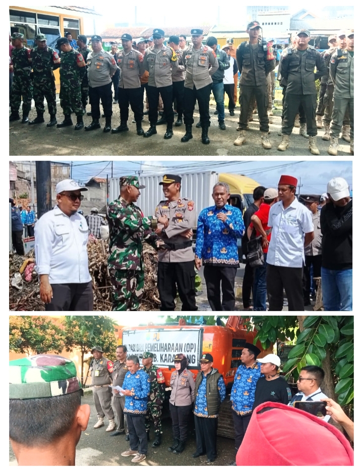 Polsek Rengasdengklok, Laksanakan Apel Gabungan Pengamanan Normalisasi Saluran Irigasi PJT II Seksi Rengasdengklok