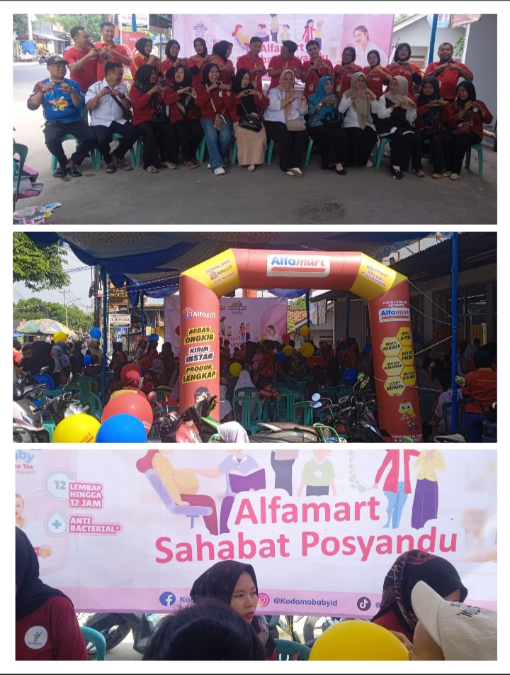AlfaMart Sahabat Posyandu Desa Karyasari Gelar Acara Bhakti Sosial Kemasyarakatan