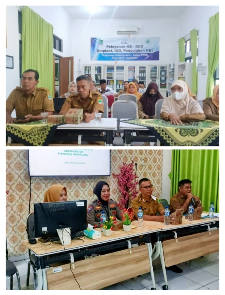 Kapolsek Rengasdengklok Diwakili Panit Binmas Hadiri Rapat minggon Kecamatan Jayakerta