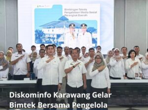 Diskominfo Karawang Gelar Bimtek Bersama Pengelolaan Medsos Perangkat Daerah Oplus_16908288