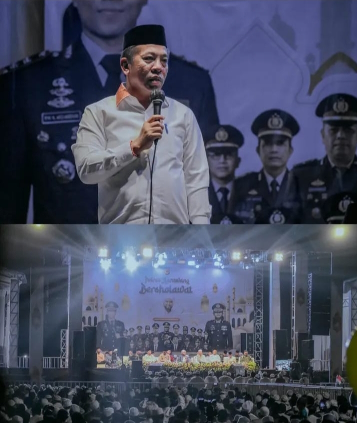 Hadiri Polres Karawang Bersholawat, Bupati Aep: Menjadi Keberkahan untuk Semua