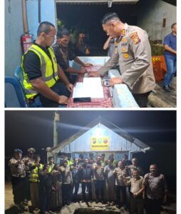 Kapolres Siak Cek Pos Satkamling Aman Damai Kandis Kota, Perkuat Sinergi Jaga Kamtibmas Oplus_16908288