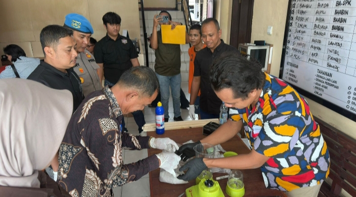 Polsek Kandis Musnahkan Barang Bukti Narkotika Inkracht, Tegaskan Komitmen Polres Siak Berantas Narkoba