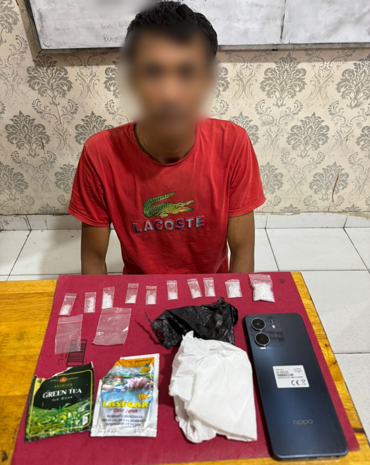 Satresnarkoba Polres Siak Ringkus Bandar Sabu 4,69 Gram di Suak Lanjut