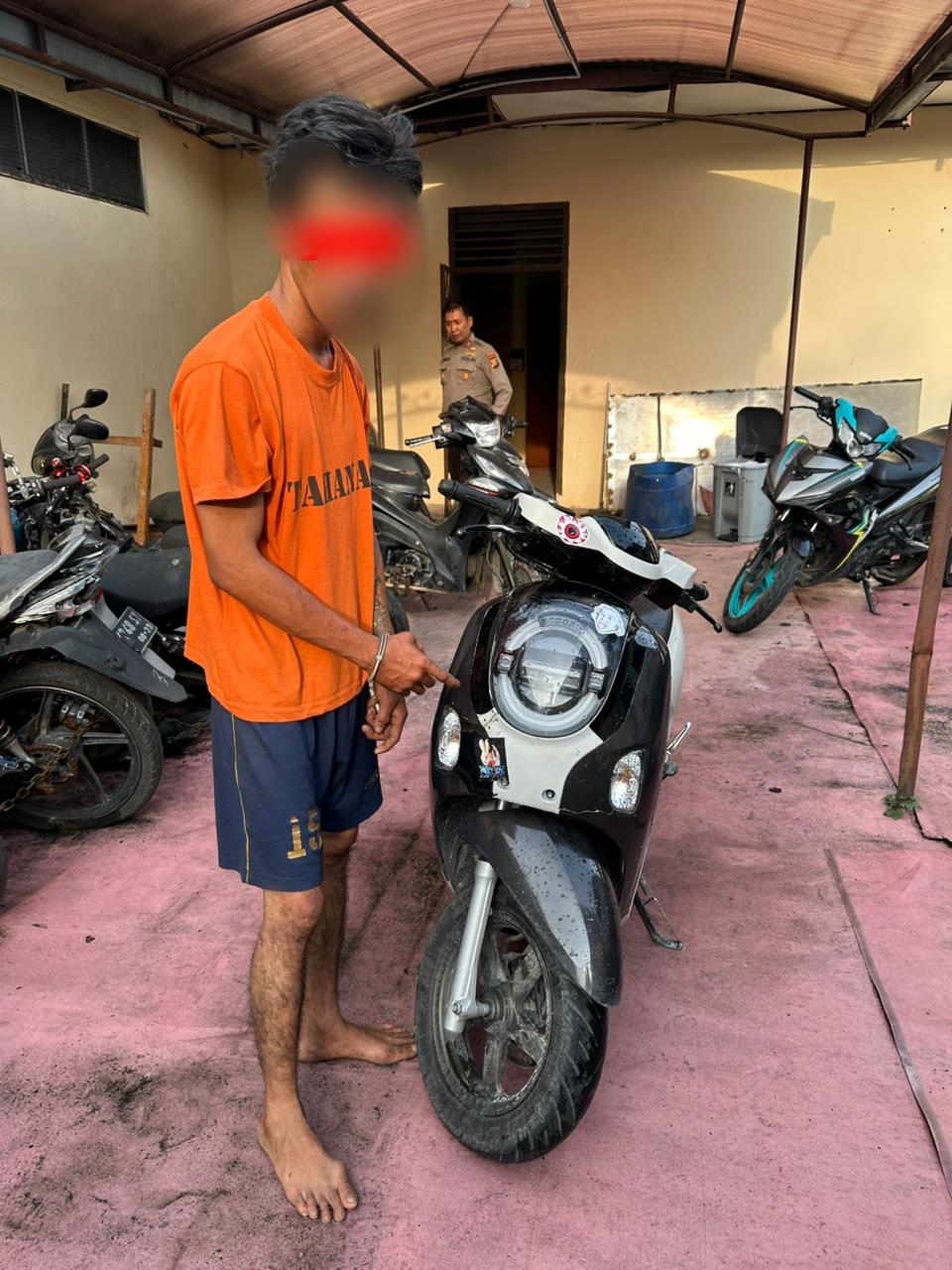 Komplotan Pencuri Dinamo Dibongkar Polsek Tualang, Satu Diringkus, 1 DPO