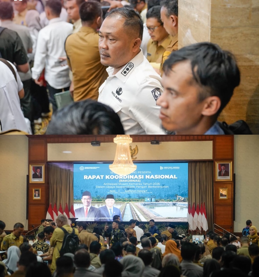 Wakil Bupati Karawang Hadiri Rakornas Kementan Terkait Antisipasi Musim Kemarau 2026