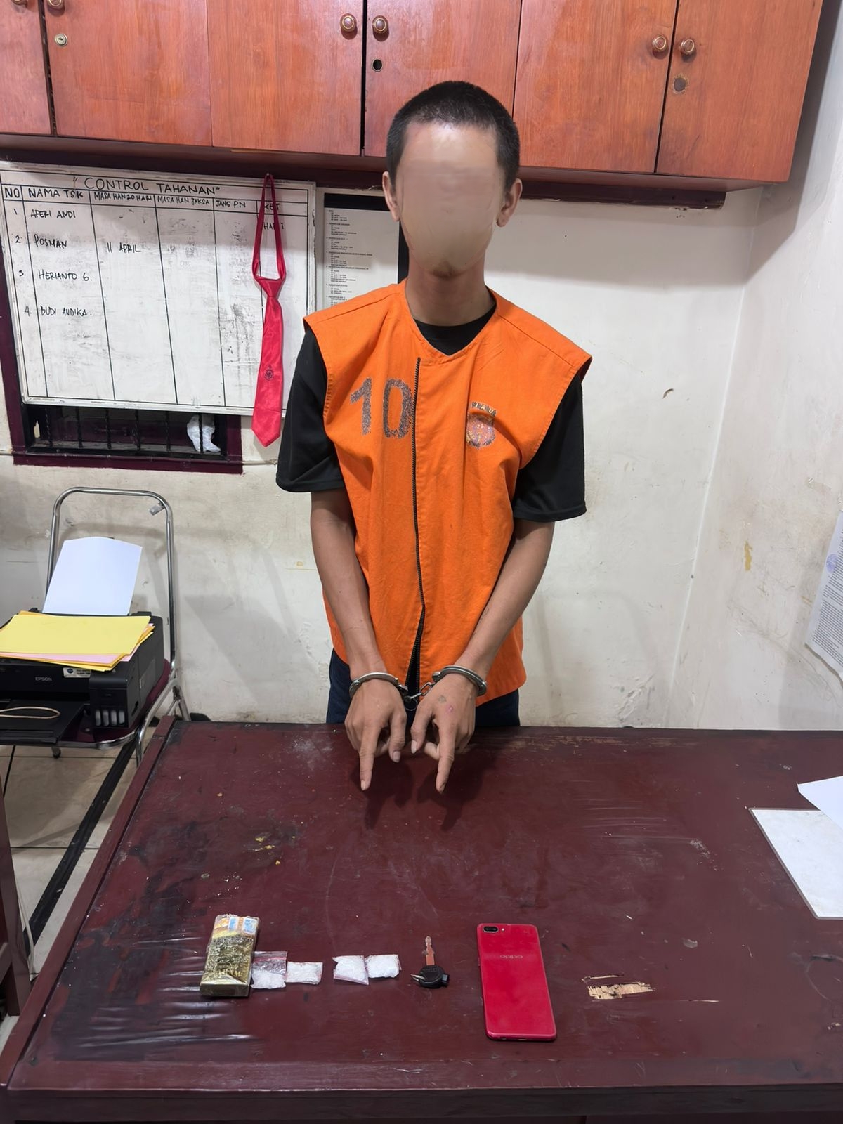 Polsek Kandis Ungkap Kasus Narkotika, Amankan Kurir dengan Barang Bukti 28,71 Gram Sabu