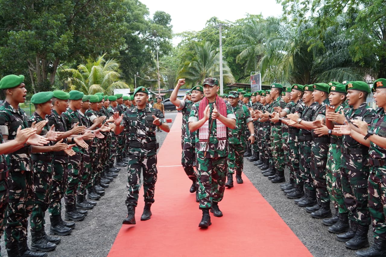 Pangdam I/BB Tinjau Yonif TP 907/Dewa Shahdan, Pastikan Kesiapan Satuan