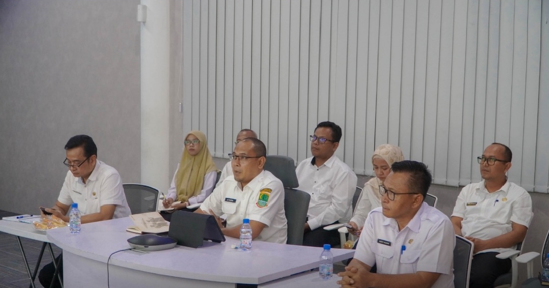 Sekda Karawang Hadiri Rakor Virtual, Bahas KKPR Bersama Kementerian ATR/BPN