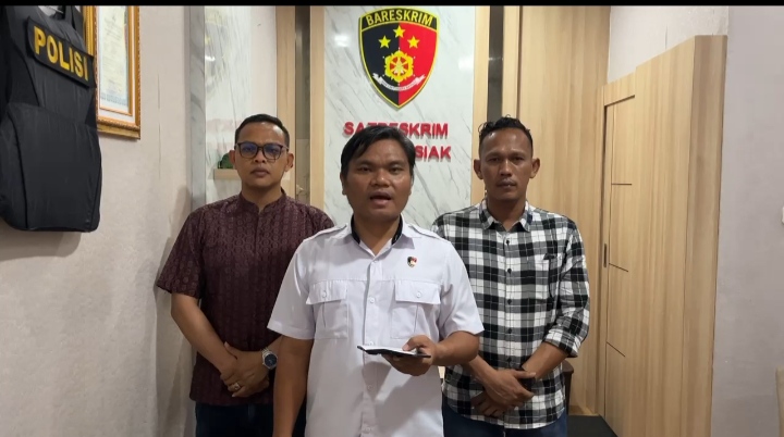 Polres Siak Ungkap Kasus Kekerasan Terhadap Anak Dua Tersangka Diamankan