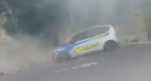 Mobil Peserta Keluar Lintasan, Insiden Kecelakaan Ajang Drag Race Kotamobagu