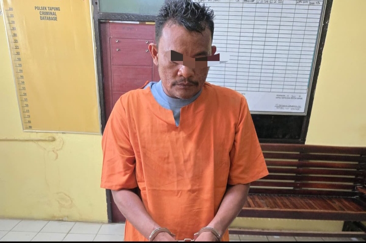 Polsek Tapung Tangkap Pengedar Sabu di Petapahan, Sita 17 Paket Narkotika