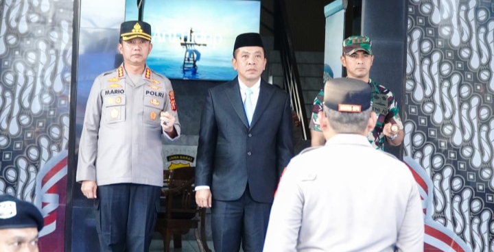 Polresta Karawang Gelar Apel Kebangsaan, “Jaga Rawat Jawa Barat untuk Indonesia”