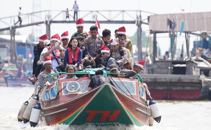 Ekspedisi Merah Putih Presisi Polda Riau Menjangkau Wilayah Pesisir