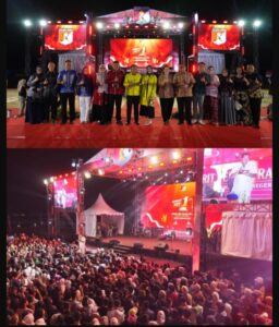 Danrem 132/Tadulako Hadiri Perayaan HUT ke-1 Kodam XXIII/Palakawira, Pesta Rakyat Semarakkan kota Palu Oplus_16908288